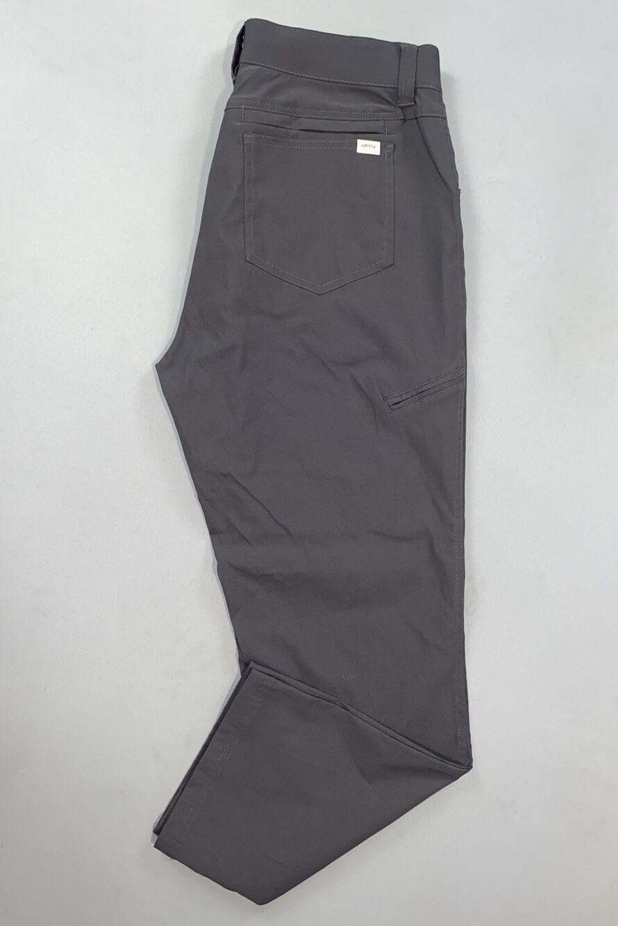 Orvis 1716851 Men's Lightweight Water-Resistant Utility Tech Pants. 34X29, EUC!